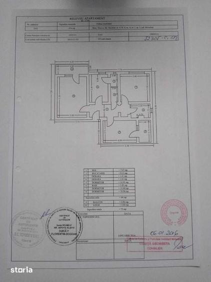 Apartament cu 3 camere decomandat în Central