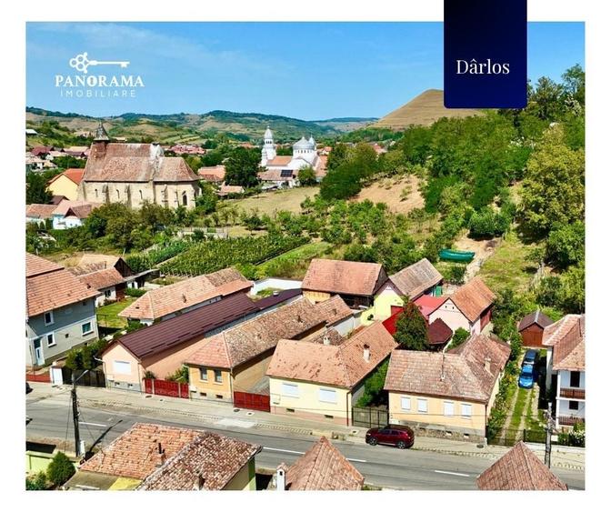 Casă individuală cu 3 camere cu Canalizare în Dârlos