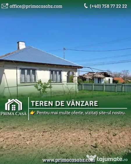Casa/Teren ~ comuna Smeeni/BZ ~ teren 2878mp ~ Pret: 40.000€ - 4