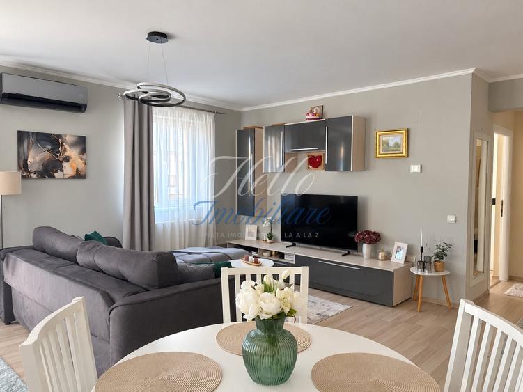 Apartament cu 2 camere semidecomandat, mobilat în Florești