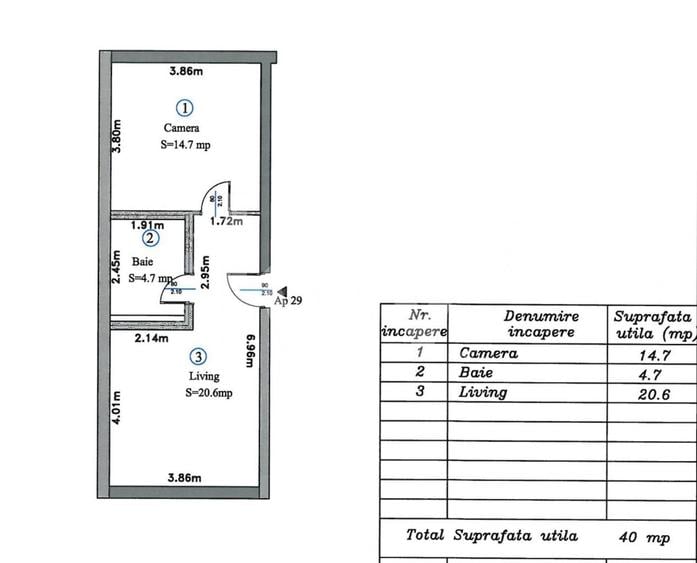 Studio - 2 camere in bloc nou Stupini - 16