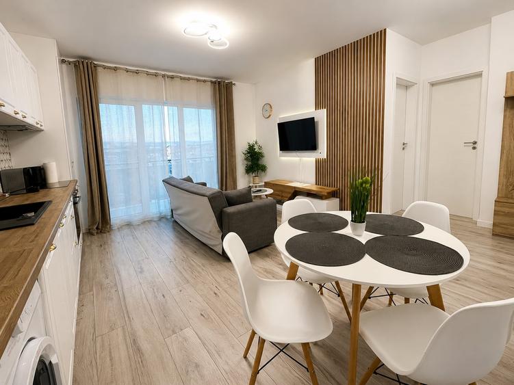 Apartament cu 2 camere semidecomandat, mobilat în Florești