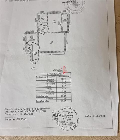 Apartament cu 2 camere semidecomandat în Teiul Doamnei
