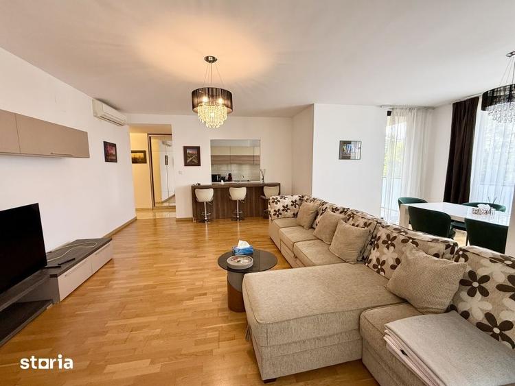 Apartament cu 3 camere, mobilat în Băneasa