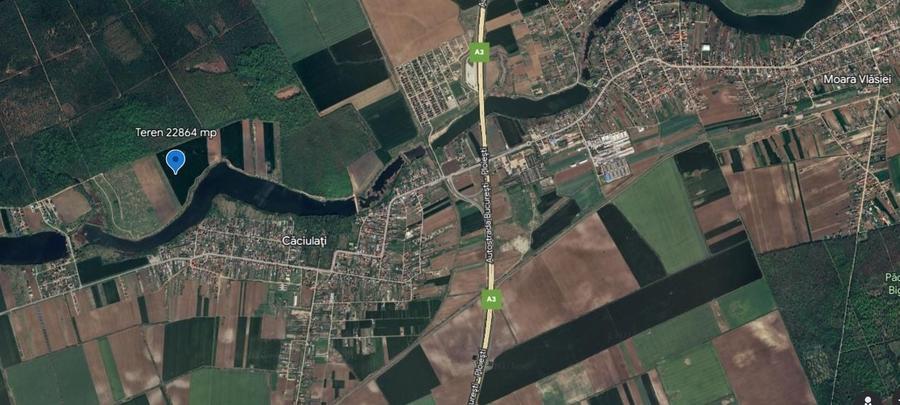 Teren Construcții intravilan de 22864 mp, în Moara Vlăsiei