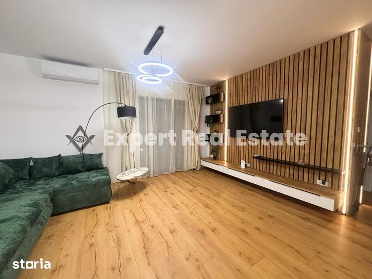 Apartament cu 2 camere semidecomandat în Tunari