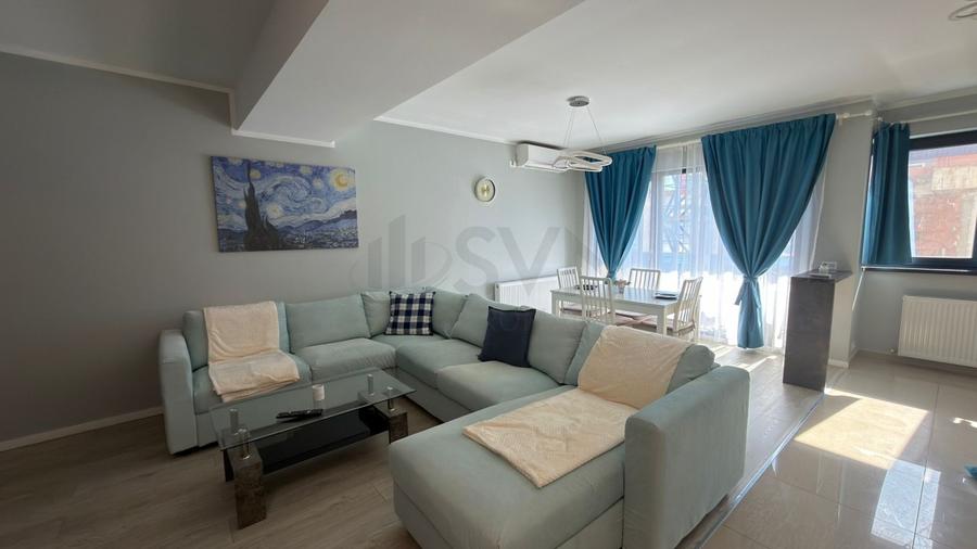 Apartament cu 2 camere semidecomandat, mobilat în Central