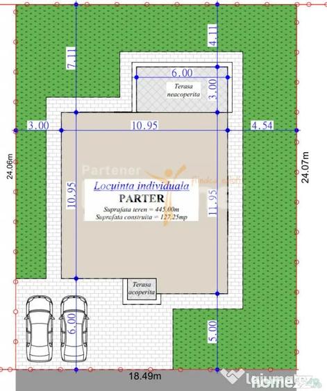 Casă cu 3 camere cu Teren 450 Mp în Horpaz