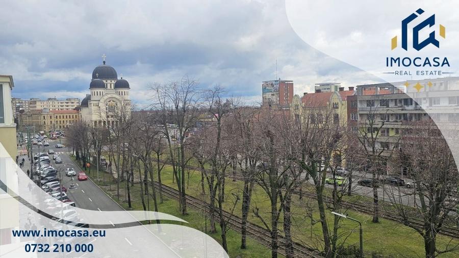 Apartament cu 3 camere semidecomandat, mobilat în Ultracentral
