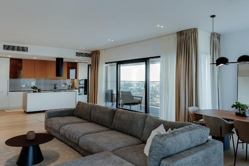 Apartament cu 4 camere decomandat, mobilat în Floreasca