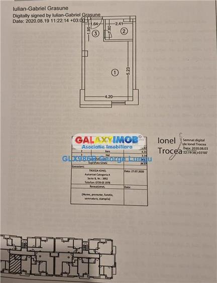 Garsonieră semidecomandată în Central