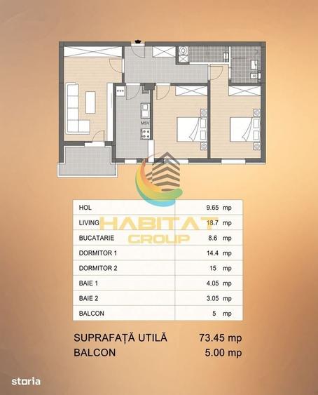 Vanzrea Apartament 4 camere - Berceni / Strada Odei - 3