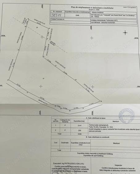 Teren de 3466 mp, în Central