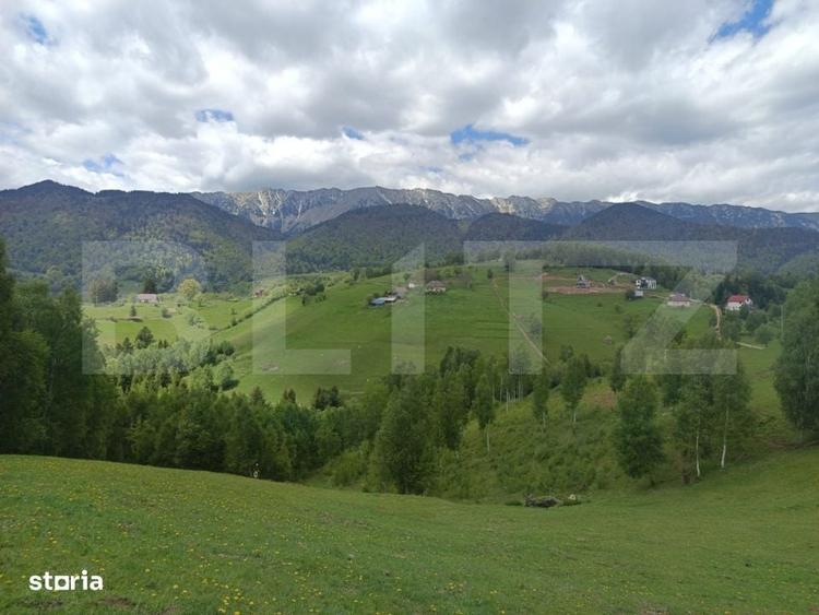 Teren cu fundatie de cabana, intabulat, 1.093 mp Satul Pestera, co - 9