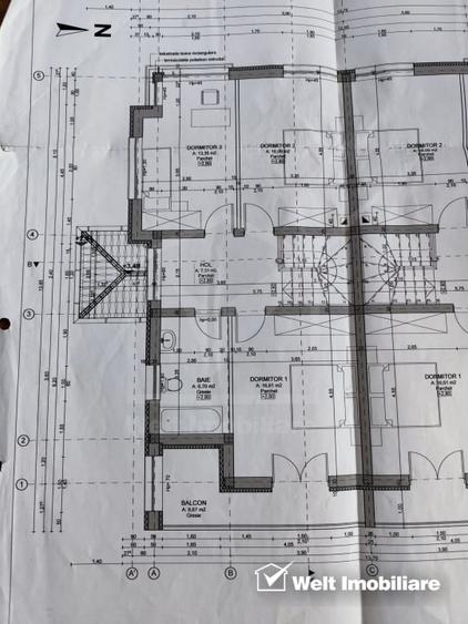 Duplex cu 4 camere cu Canalizare în Florești