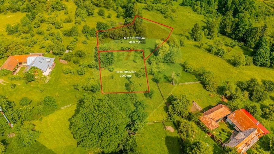Teren Construcții intravilan de 2000 mp, în Bran