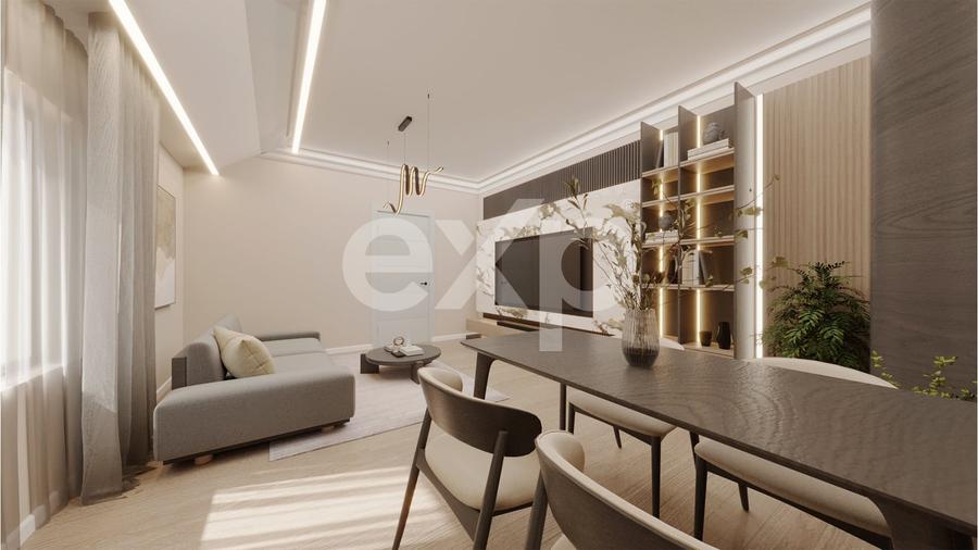 Apartament cu 3 camere decomandat în Trivale