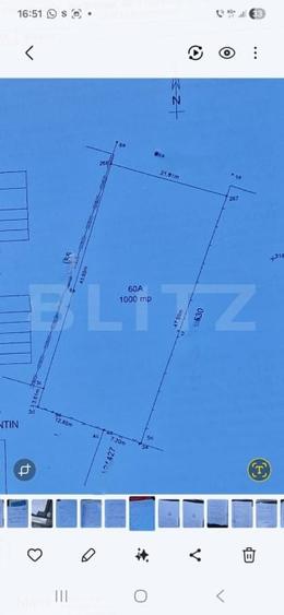 Teren Construcții intravilan de 1000 mp, în Breasta
