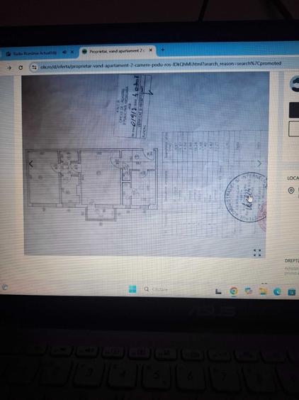 Apartament cu 2 camere semidecomandat în Central