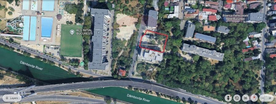 Teren Construcții intravilan de 1383 mp, în Regie