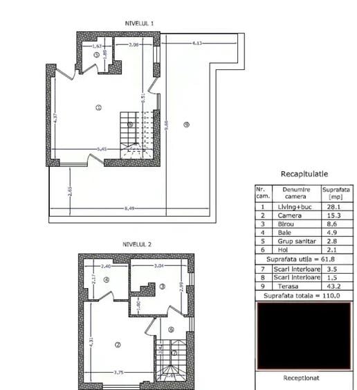 Apartament cu 2 camere decomandat în Nord