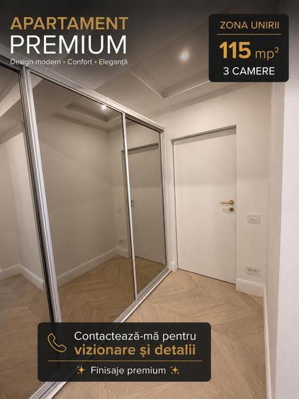 Apartament cu 3 camere decomandat, mobilat în Unirii