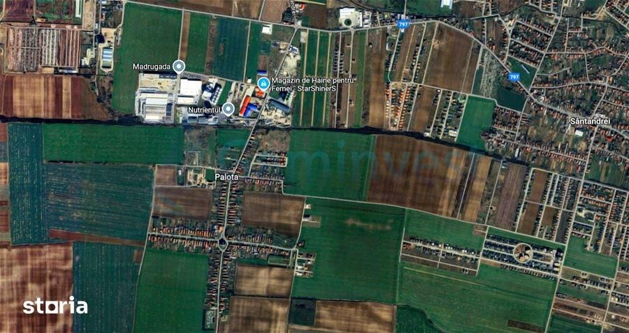 Teren intravilan de vanzare la 8 km de Oradea, Bihor,Gaminvest,V3840 - 1