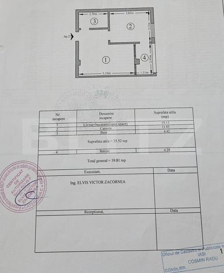 Apartament 2 camere, 36 mp, bloc nou, Moara de Foc - 8