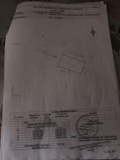 Teren de 1171 mp, în Moara Grecilor