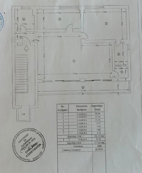 Penthouse cu 3 camere semidecomandat în Herăstrău