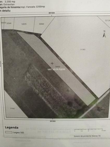 Teren de 3200 mp, în Culcea