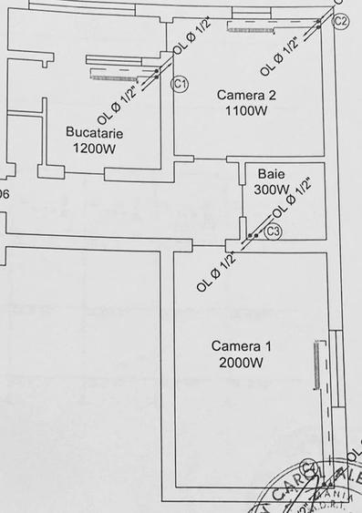 Apartament cu 2 camere decomandat în Lipovei