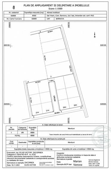 Oportunitate in Visan-Bucium teren de la 38 /mp - 4