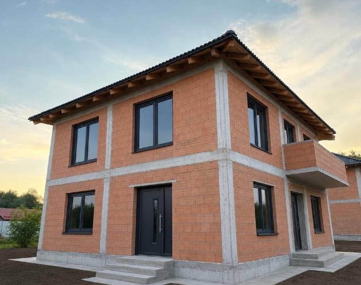 Casă individuală cu 5 camere cu Canalizare în Baciu