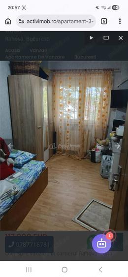 Apartament cu 3 camere decomandat în Rahova