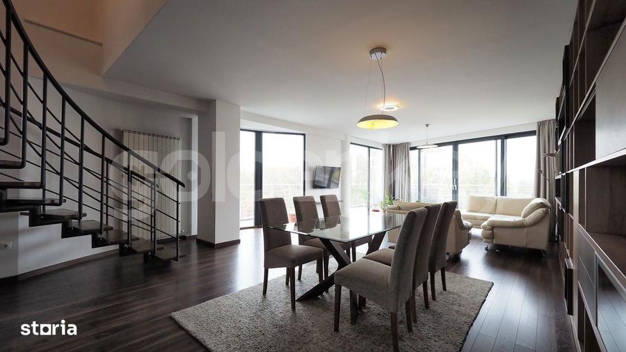 Apartament cu 5 camere, mobilat în Băneasa