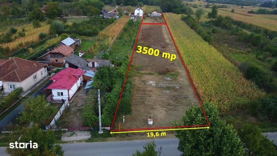 Teren de 3500 mp, în Băiculești