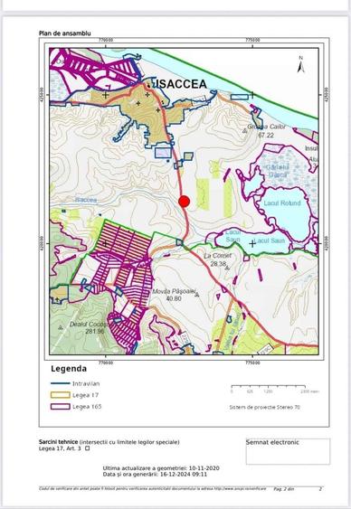 Teren intravilan de 17215 mp, în Exterior Sud