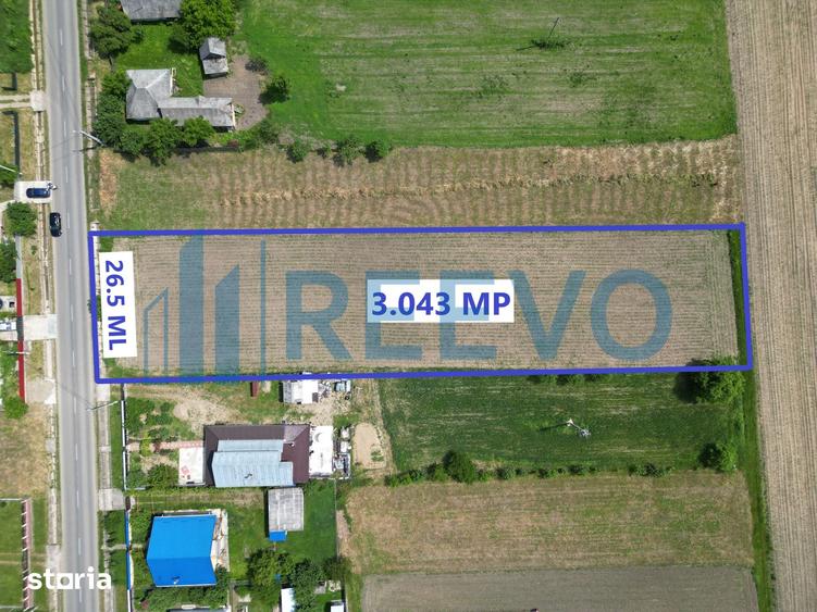 Teren de 3043 mp, în Scorțeni