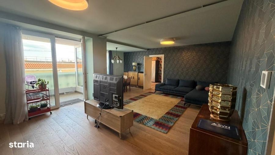 Apartament cu 3 camere decomandat, mobilat în Herăstrău