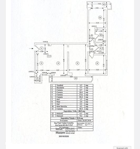 Apartament cu 4 camere, mobilat în Colentina