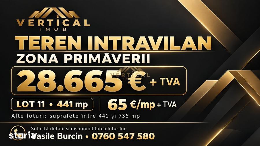 Teren de 441 mp, în Berceni