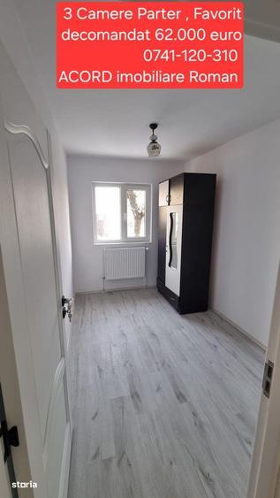 Apartament cu 3 camere decomandat în Central