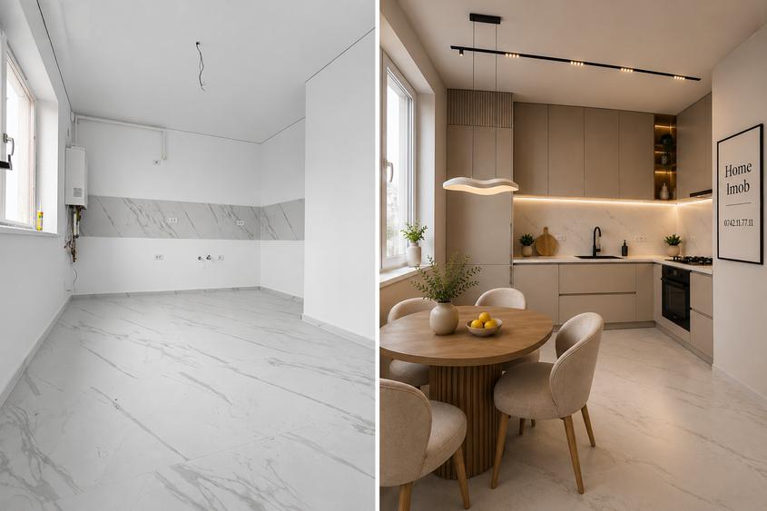 Apartament cu 2 camere decomandat în Dobroești