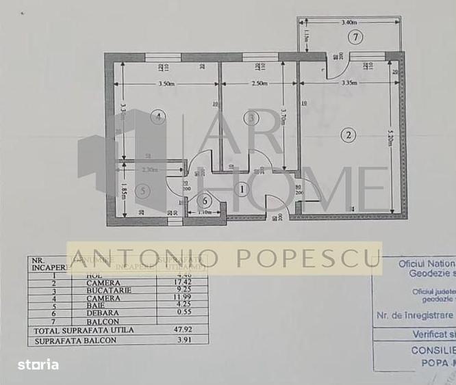 Apartament cu 2 camere decomandat în Vest