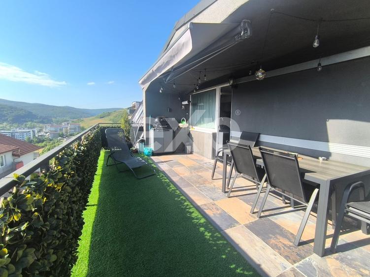 Apartament cu 2 camere semidecomandat, mobilat în Florești