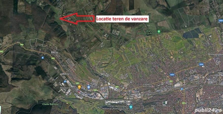 Teren de 1700 mp, în Exterior Vest