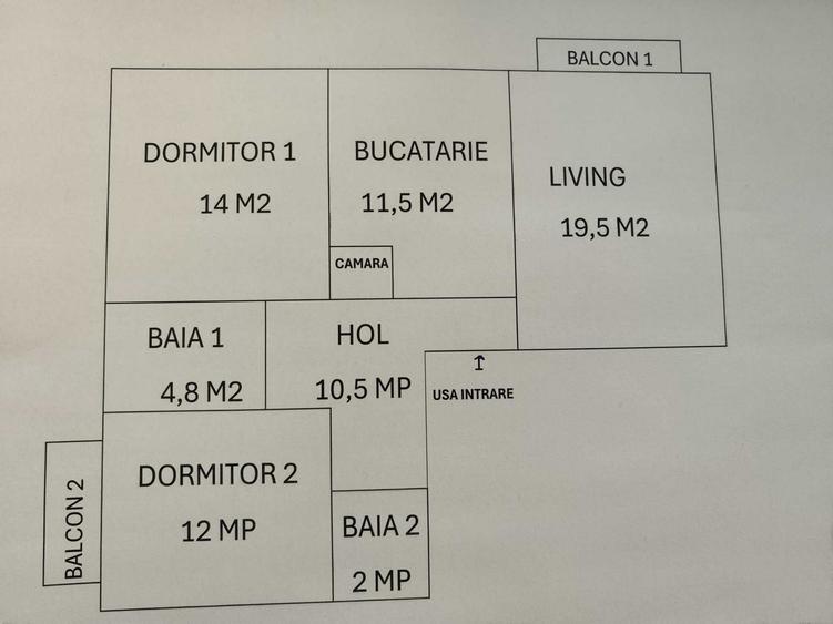 Apartament cu 3 camere decomandat în Calea Dumbrăvii
