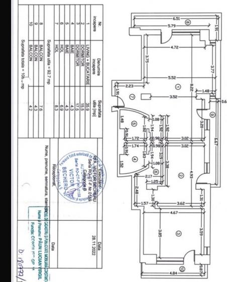 Apartament cu 3 camere semidecomandat în Sud