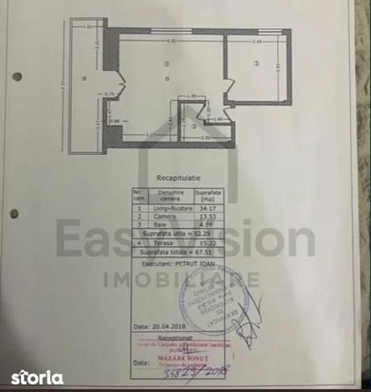 Apartament cu 2 camere, mobilat în Dămăroaia